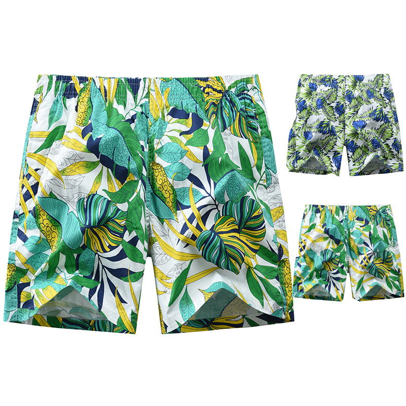 2020 summer foreign trade men's wear wise beach pants casual men's printed beach quick drying beach pants men's shorts