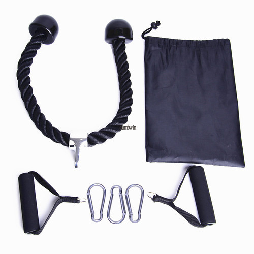 Arm rope seven-piece set fitness biceps pull rope press down training triceps pull rope men and women resistance band