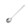 304 stainless steel spoon Korean long -handle round spoons Creative dessert spoon stirring spoon Korean spoon