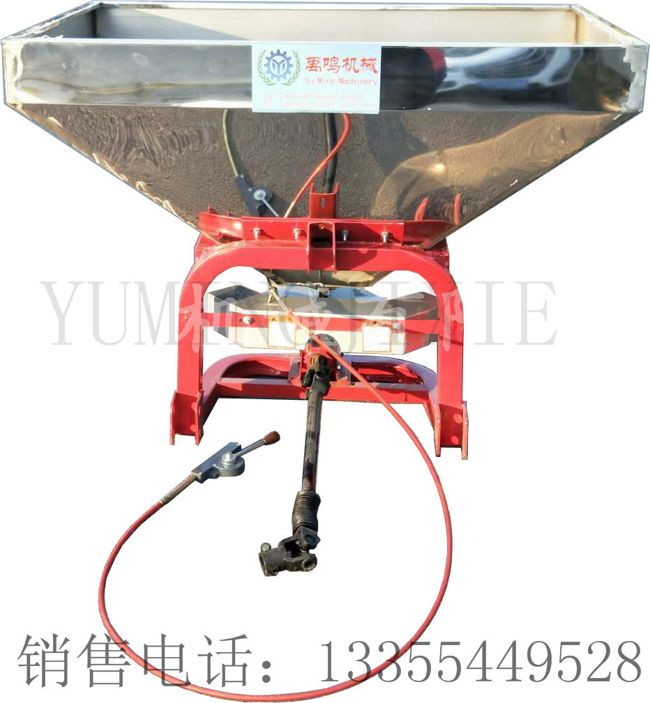 农用拖拉机不锈钢撒肥机四轮车带化肥抛洒机传动轴施肥器全自动