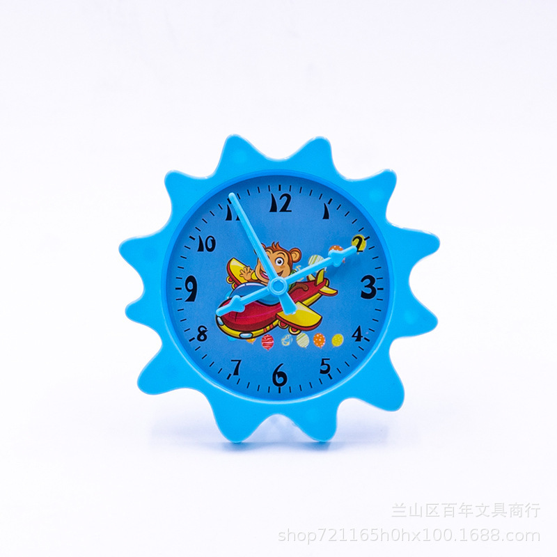 Reloj de aprendizaje pequeño de plástico - Enseña horas, minutos y segundos - Para estudiantes de primaria - Venta al por mayor