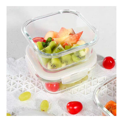 迷你小号饭盒正方形碗冰箱烤箱适用收纳盒子婴幼儿宝宝辅食保鲜盒|ms