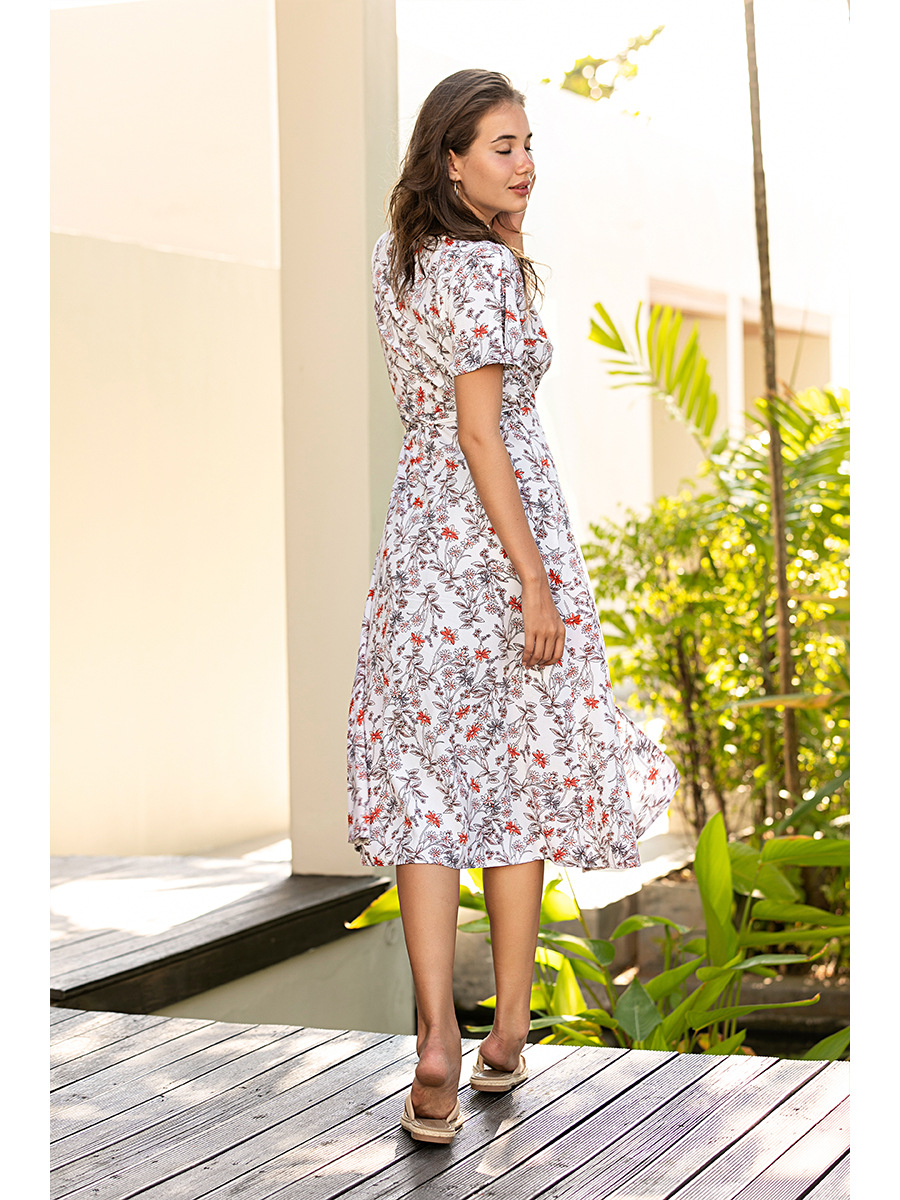  split vacation leisure tie dress NSAL2924