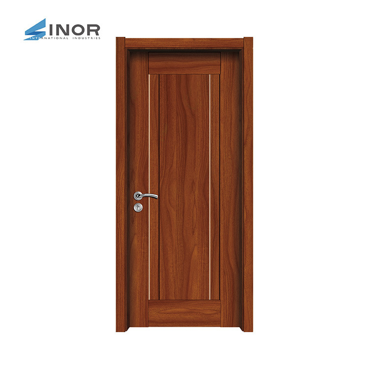 Puerta de cristal de carbono de roble interior puerta de madera ecológica puerta de la habitación del dormitorio Puerta de inodoro dormitorio minimalista moderno