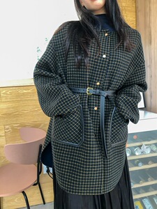新款圆领女装双面呢羊绒大衣爆款毛呢大衣高端毛呢子外套厂家批发