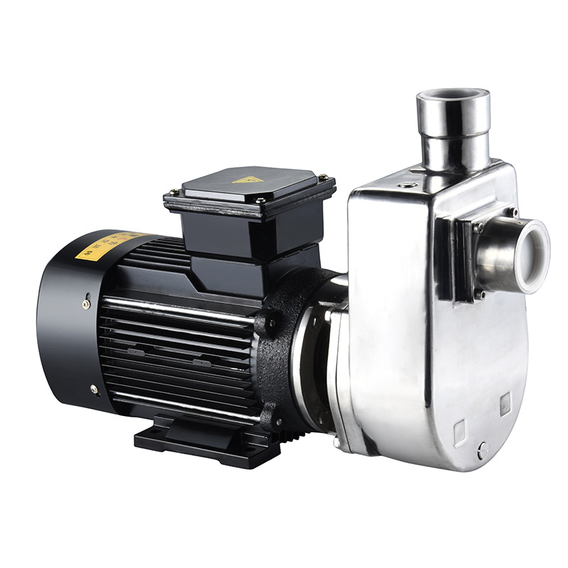 304 stainless steel self-priming pump acid and alkali resistant industrial pump horizontal centrifugal pump food pump corrosion-resistant chemical pump 5