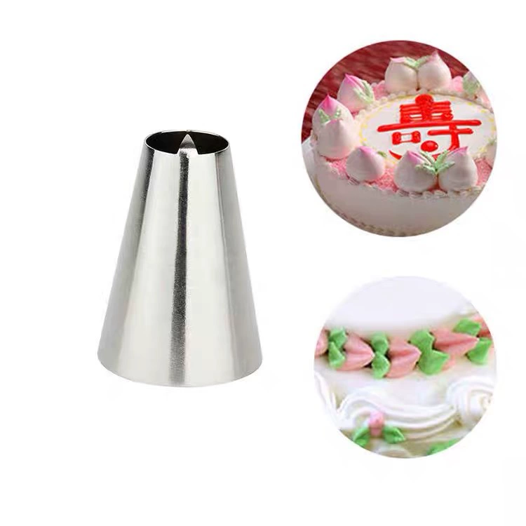 Cake Decorating Piping Nozzles Set, 304 Stainless Steel, Medium Rose Tips (Multiple Patterns)