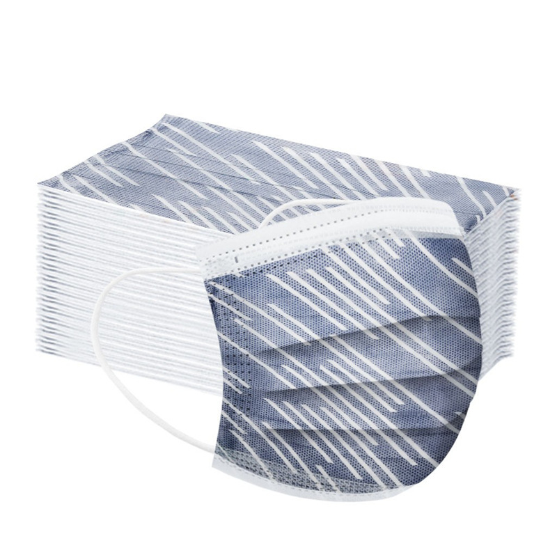 壹次性成人口罩 現貨民用無紡布加厚三層3層學生防塵熔噴布口罩