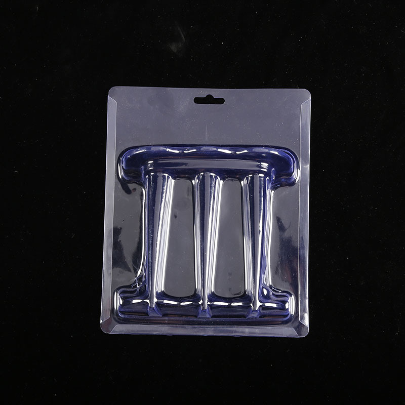 PVC三折边泡壳制定 日用品吸塑内托 pvc食品吸塑托盘制定