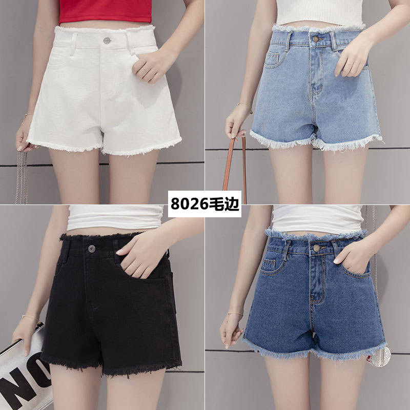 減齢高腰カウボーイパンツ女性夏2020新ゆるい外着韓国版痩せているa字ホットパンツins