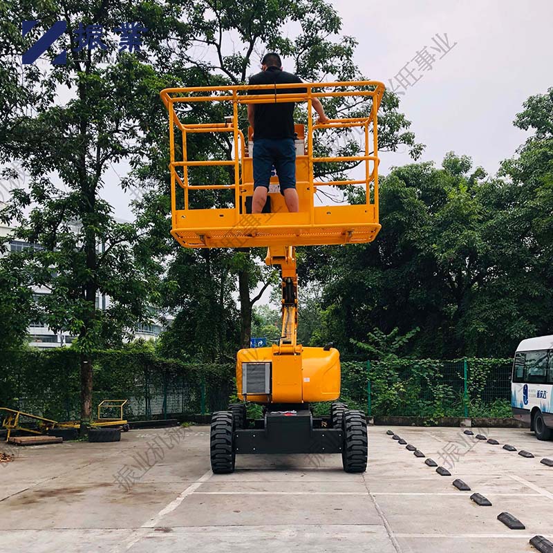 曲臂高空作业升降平台电动柴油升降机路灯消防检修户外高空作业车