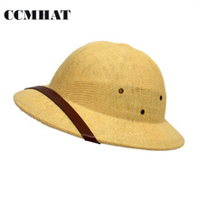 跨境出口安全帽子防蜂防蚊蟲頭盔透氣防曬遮陽養蜂帽皮帶裝飾草帽