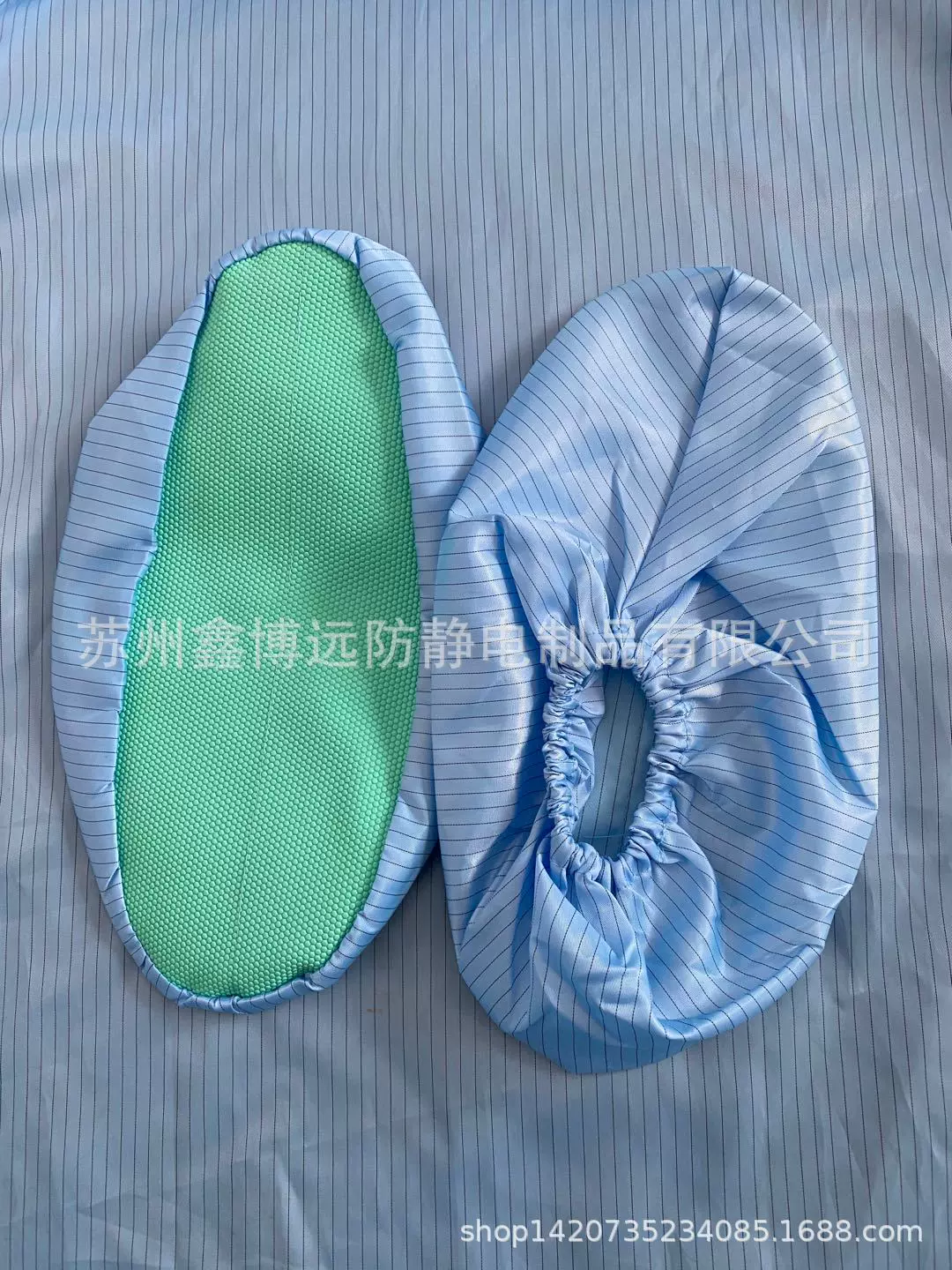 销售防静电软底鞋尘车间防尘鞋套底部胶皮防滑可反复清洗非一次性