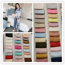 现货供应 仿真丝弹力色丁布料 礼服里布太极服女装睡衣服装面料