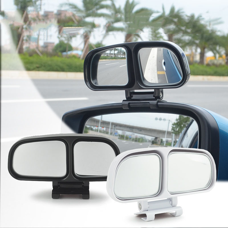 3R汽车后视镜加装教练镜倒车辅助镜大视野盲点镜可调广角玻璃镜子