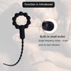 Men use horse eye stimulation to vibrate urethral blockage masturbation plug -in silicone urethor expansor adult sex products wholesale