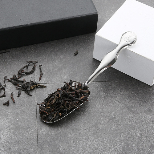 Stainless steel simple small tea spoon tea set accessories tea shovel coffee powder shovel tea spoon manufacturer wholesale