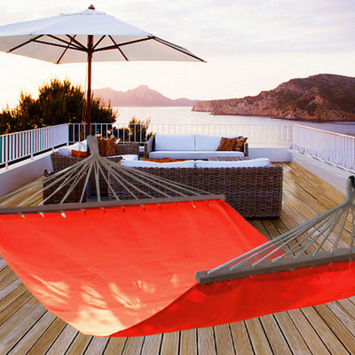 廠家批發吊床戶外吊床本白色棉麻帆布單雙人廠家直銷定做拼色單色