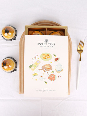 手绘款中式蛋黄酥包装盒月饼包装盒雪花酥雪媚娘礼盒现货