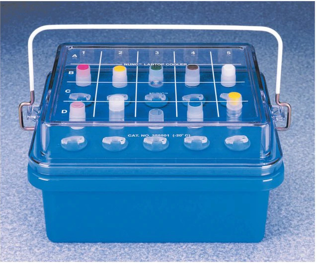 Nalgene耐洁 -0℃实验专用冷却盒13mm 16mm冻存管聚碳酸酯冻存盒