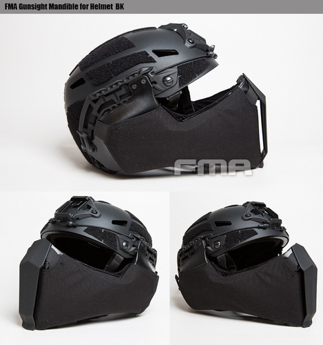 【New Arrival】FMA Helmet Specific Face Shield FAST Helmet Rail Specific Face Protection TB1304