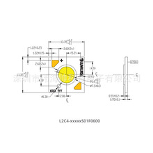 Lumileds COB  M02 7-15W 36V 200-400MA L2C4-4080xM02F0900