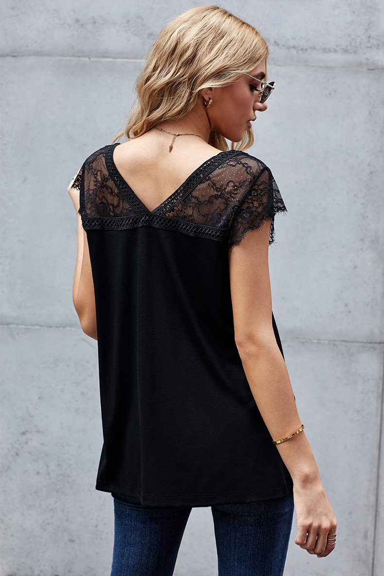 Lace Knit Vest Top