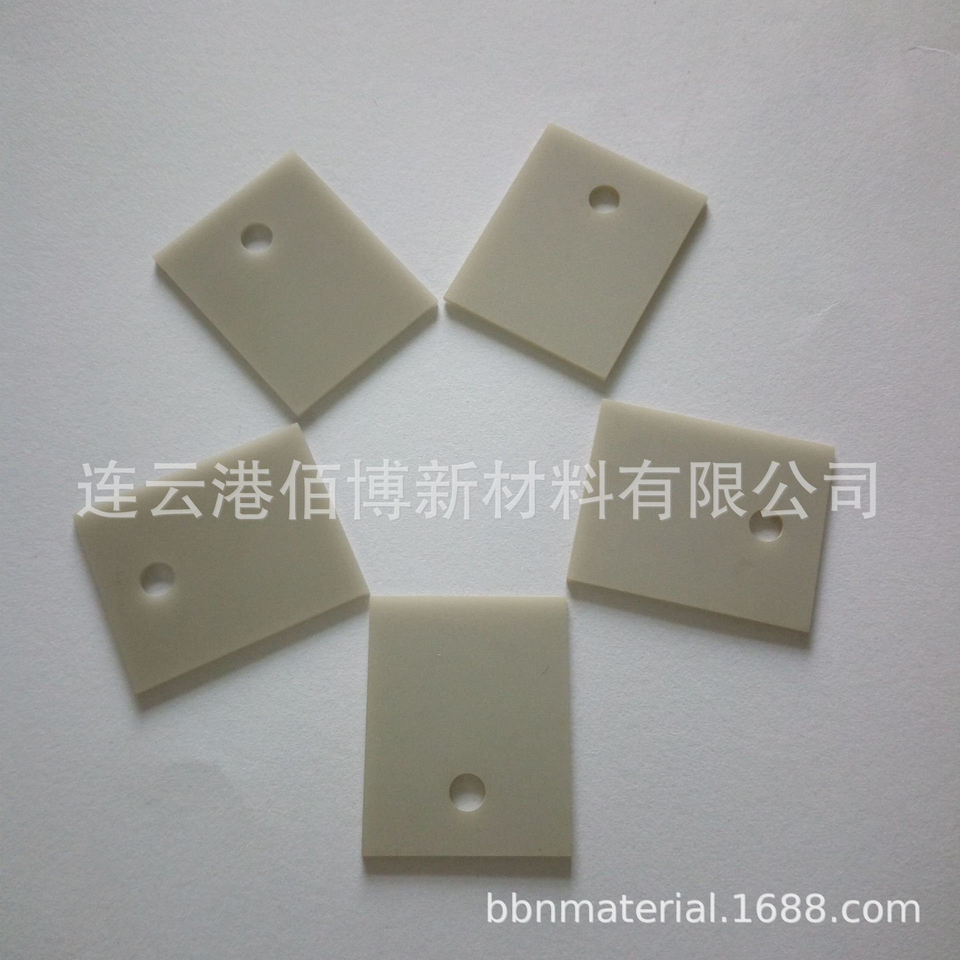 来图定制 耐高温导热绝缘三极管 氮化铝陶瓷散热片