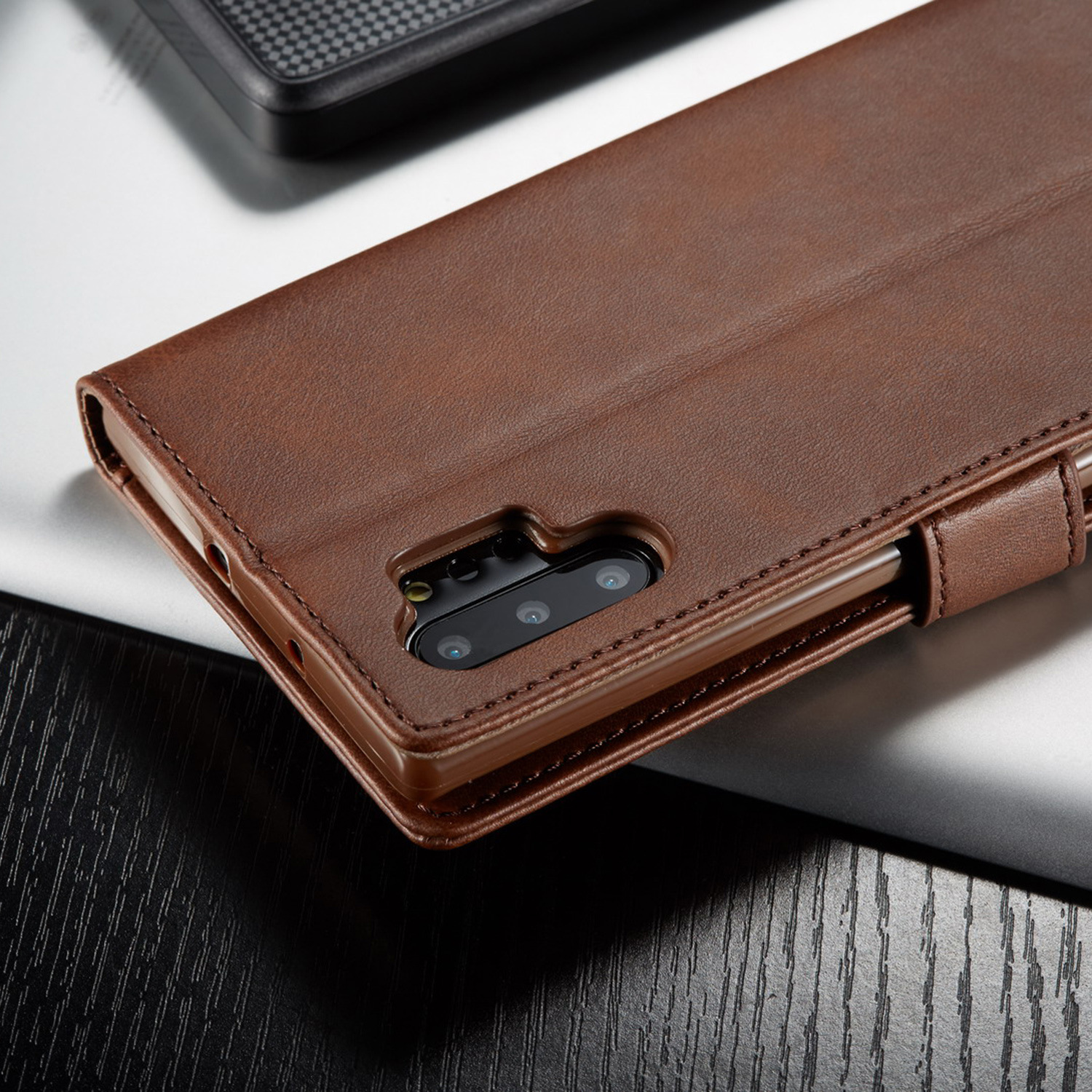 Flip Leather Protective Phone Case For Samsung Galaxy S23 Ultra Plus_voghion.com
