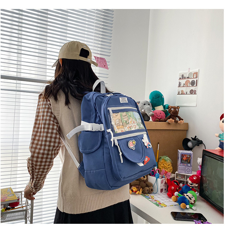 Cute Transparent Funny Soft Backpack display picture 25