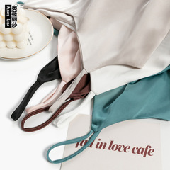 緞面絲綢大碼吊帶背心女夏季新款無痕性感純色外穿內搭短款打底衫