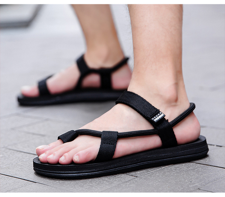 New summer slippers men's hot couple beach shoes Korean version casual two-use men's Vietnamese sandals foreign trade 19 undefined