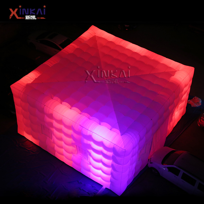 工厂直销充气帐篷 户外大型展览灯光帐篷 野外露营帐篷来图定制