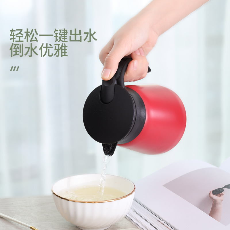 创意欧式热水壶不锈钢真空保温迷你咖啡壶外贸礼品百货定制暖水壶|ru