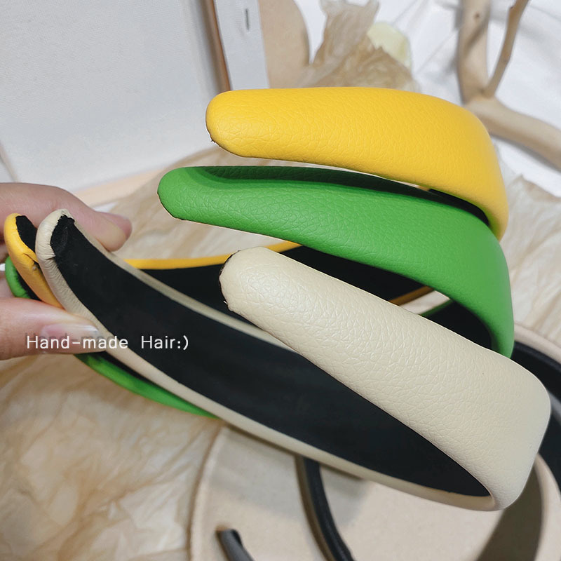 Simple New Leather Simple Headband display picture 19
