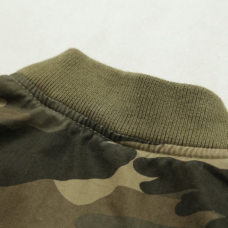 2020新款迷彩男外套阿美咔叽 夹克立领上衣修身夹克 男士休闲外套