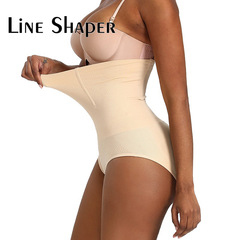 Women's High-Waist Tummy Control Shaping Leggings Body Shaping Underwear with Safety Belt