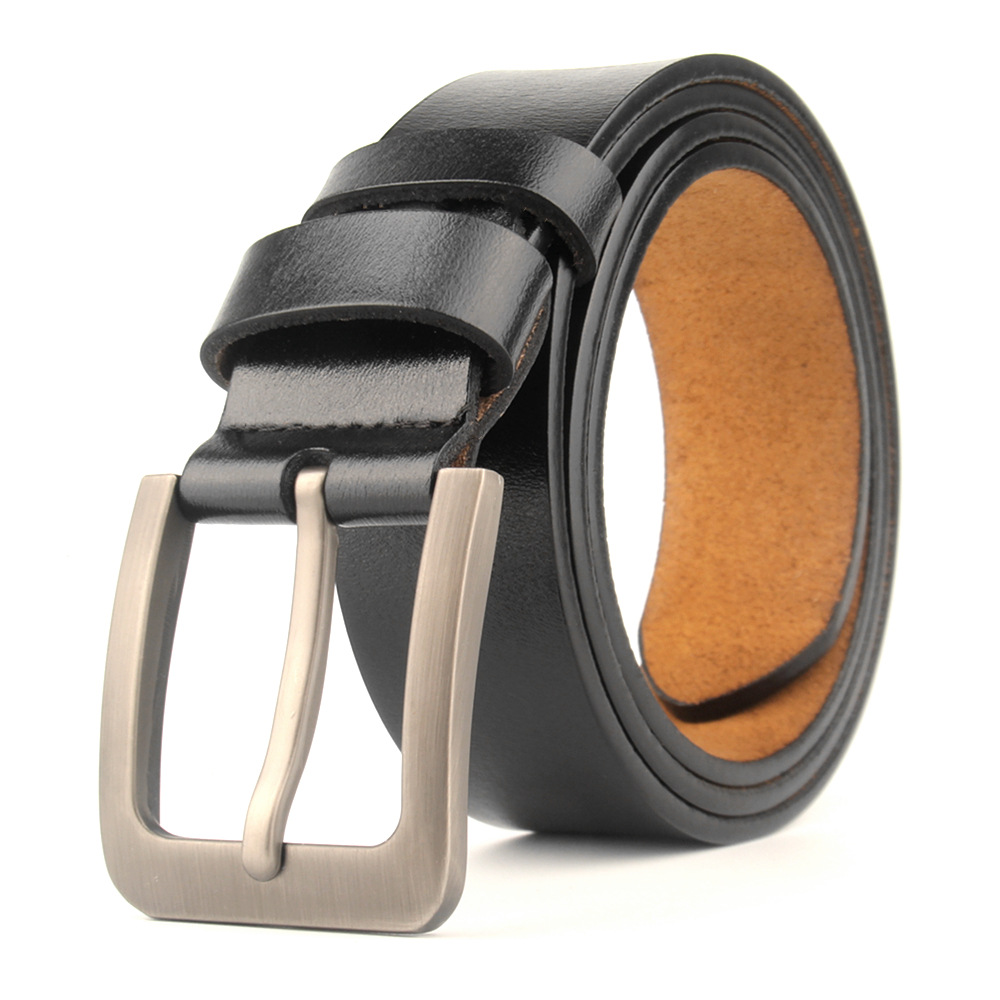 Men's genuine leather extended large size belt pure cowhide export model, specializing in the production of extended men's genuine leather belts