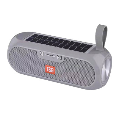 TG182 Solar Charging Bluetooth Speaker Outdoor Portable Card Slot TWS Dual Speaker Creative Gift Cross-border E-commerce