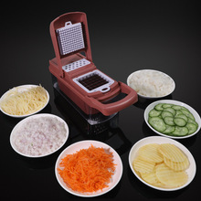 厂家直售切菜器多功能切丁切丝器家用厨房手动切片擦丝器一件代发