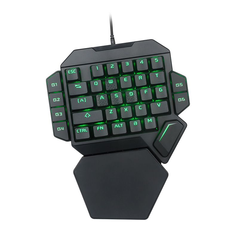 Suitable for PS4 cross-border Game Chicken eating one-handed mechanical keyboard the glory of the King LOL Jedi survival keyboard