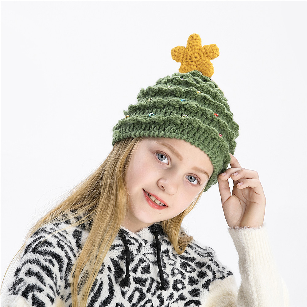 Children Unisex Fashion Star Handmade Wool Cap display picture 7