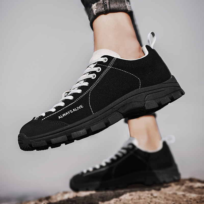 2020年秋冬新款男式运动单鞋透气徒步鞋户外登山鞋防滑耐磨2121