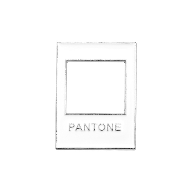 thumbnail for pantone color card creative alloy drip brooch fun color card denim badge custom wholesale
