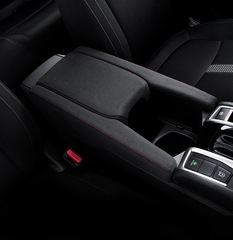 十代思域中央扶手箱套改裝扶手箱墊皮套真皮包皮三廂兩廂內飾裝飾