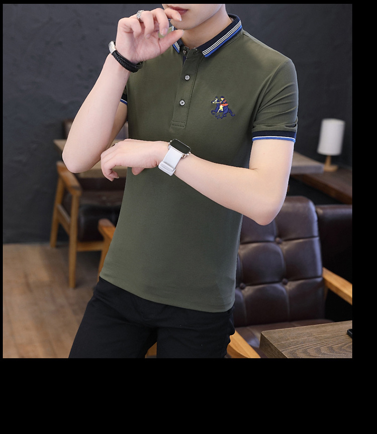 Polo homme en coton - Ref 3442941 Image 32