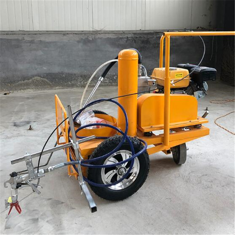 济宁山银供应道路冷喷划线机道路标线机 无气喷涂划线机 质量保证