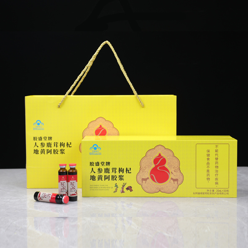 East A Fluke Hall Sheng Tang ginseng Antler Wolfberry To yellow A mortar Gelatin oral liquid 30 Supporting Gift