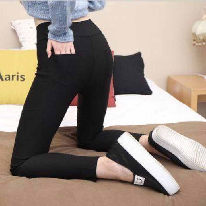 Wholesale leggings women wear small feet spring, summer, autumn and winter 2020 new high waist slim pencil pants a generation of hair