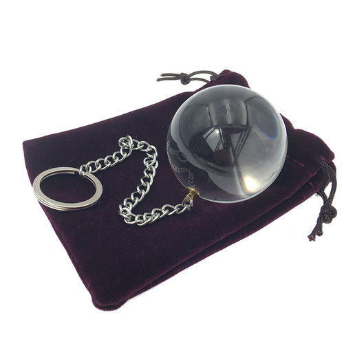 Crystal glass ball, anal plug, anal expander, alternative orgasm chrysanthemum stimulating tool, sex toy pendant